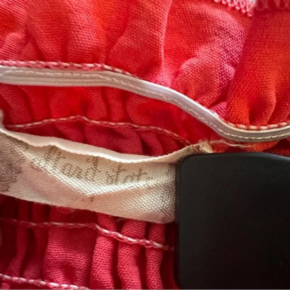 Altar’d State pinkish red crop top short puff sleeve size M - Picture 5 of 5